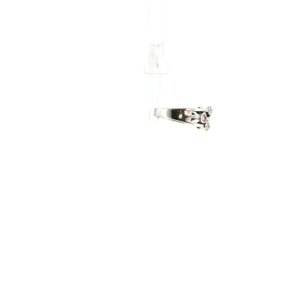 18ct White gold Diamond Bubble Raindance Ring