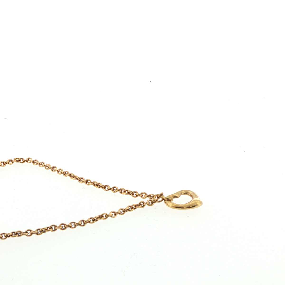 Tiffany & Co. Elsa Peretti Open Heart 18ct Yellow Gold Bracelet