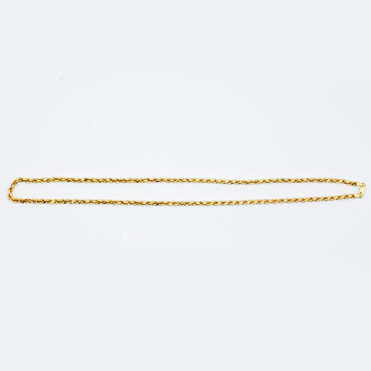 9k Yellow Gold Rope Chain | 24"