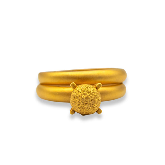 18ct Yellow Gold Ring – UK size M½