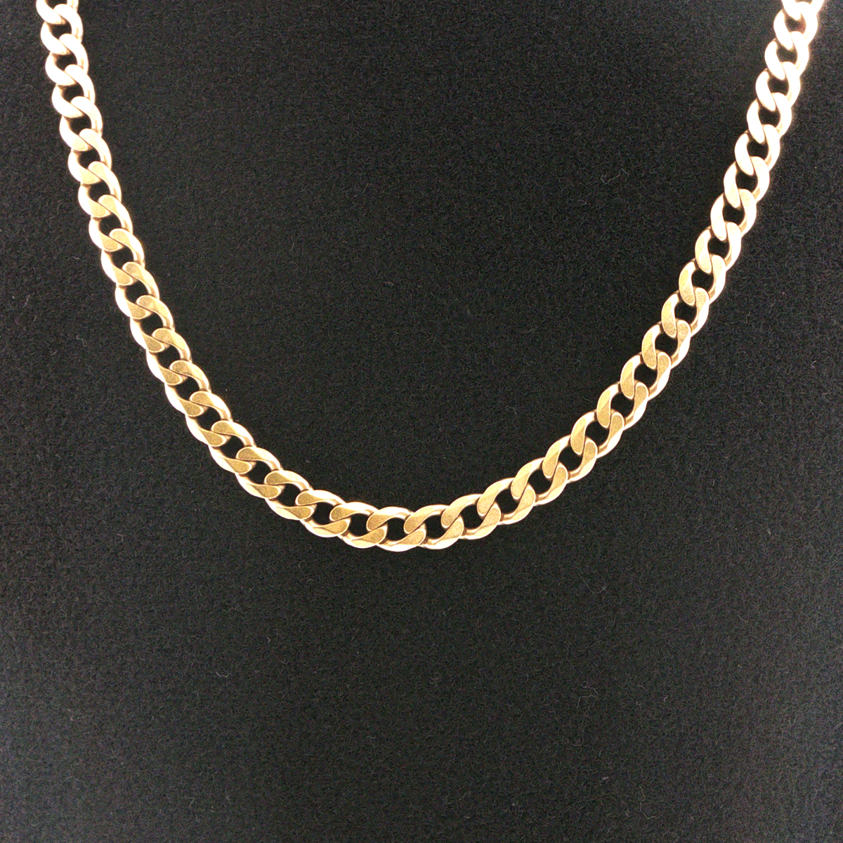 9ct Yellow Gold Curb Chain Necklace