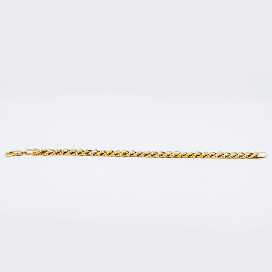 18k Yellow Gold Cuban Link Bracelet | 7.5"