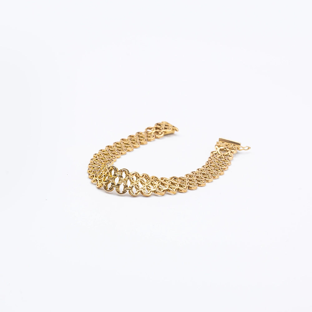 18k Yellow Gold Link Bracelet | 8"
