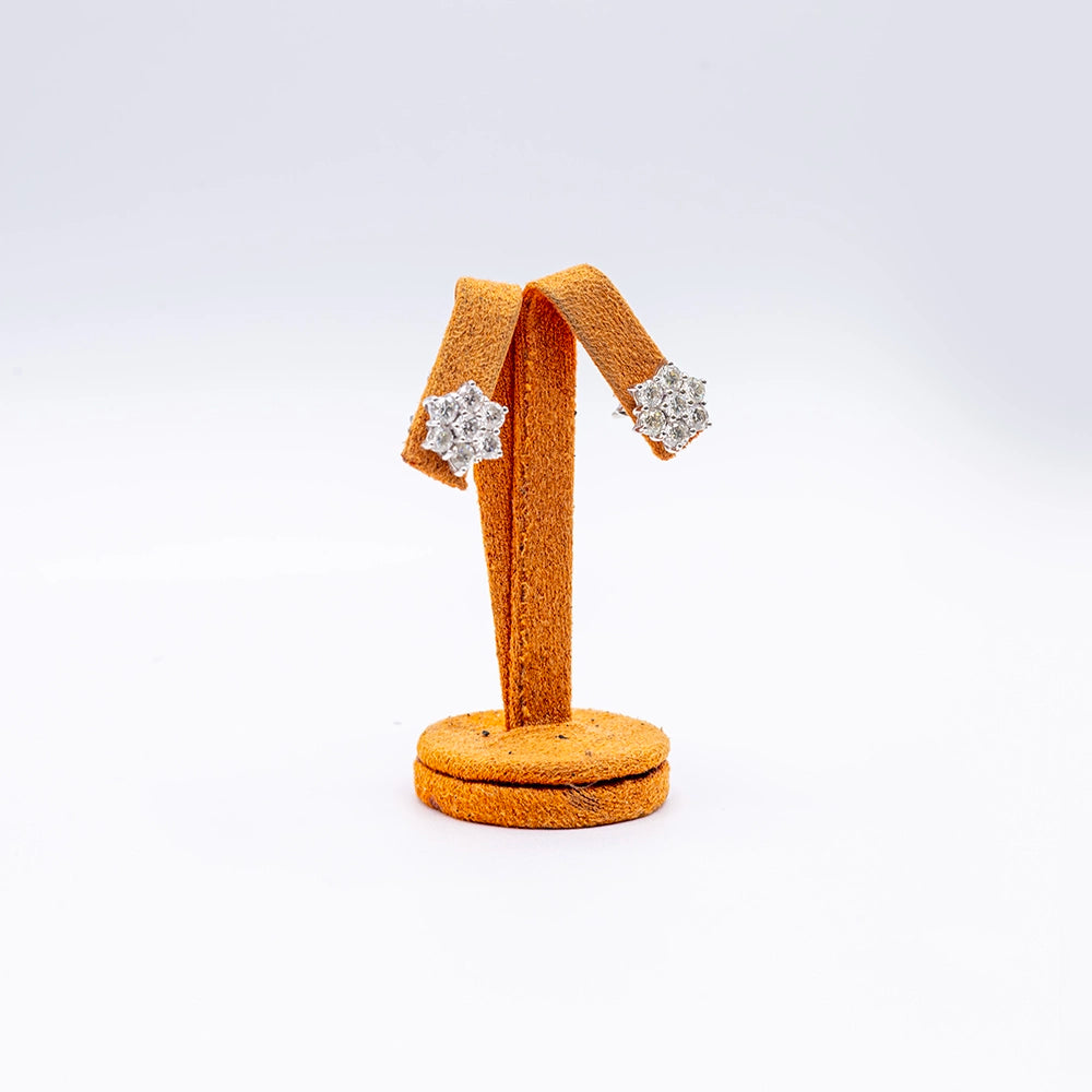 18k White Gold Diamond Stud Earrings | approx. 0.3ct