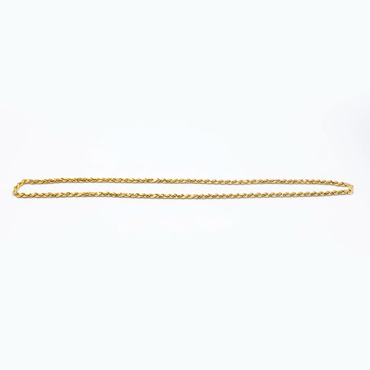9k Yellow Gold Rope Chain | 24"