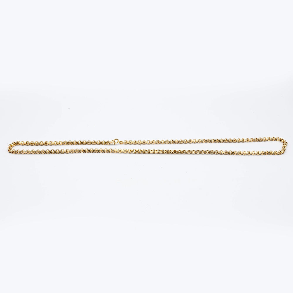 9k Yellow Gold Belcher Chain | 28"