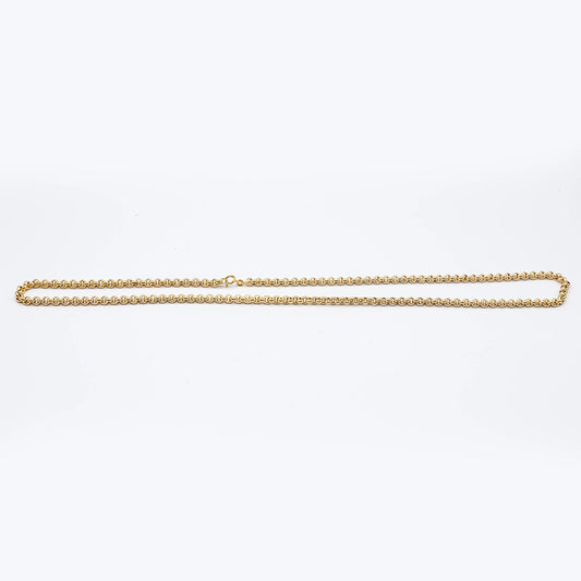 9k Yellow Gold Belcher Chain | 28"