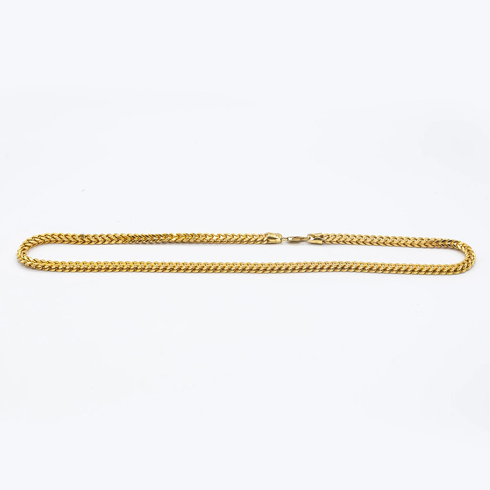 9k Yellow Gold Franco Chain | 24"
