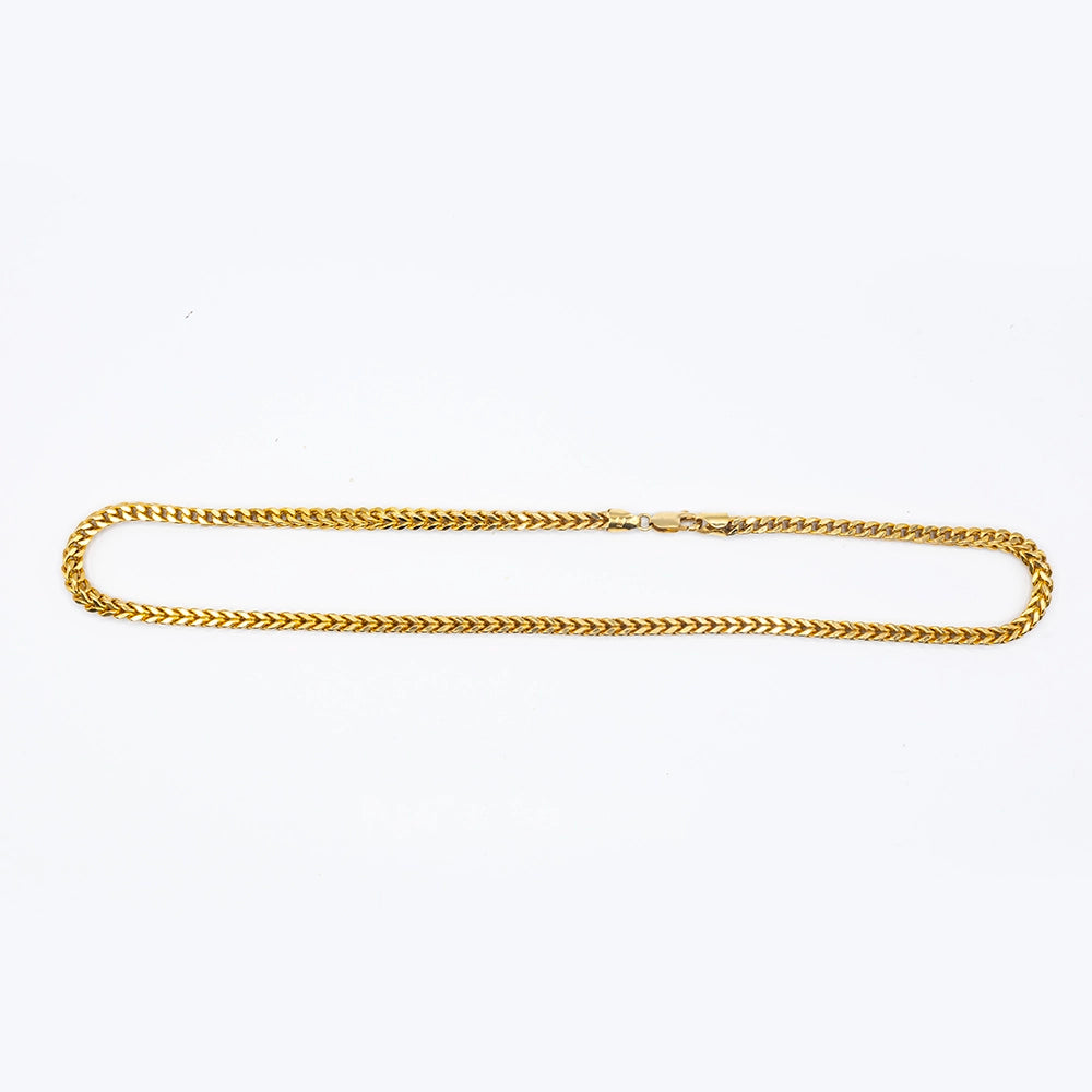9k Yellow Gold Franco Chain | 24"