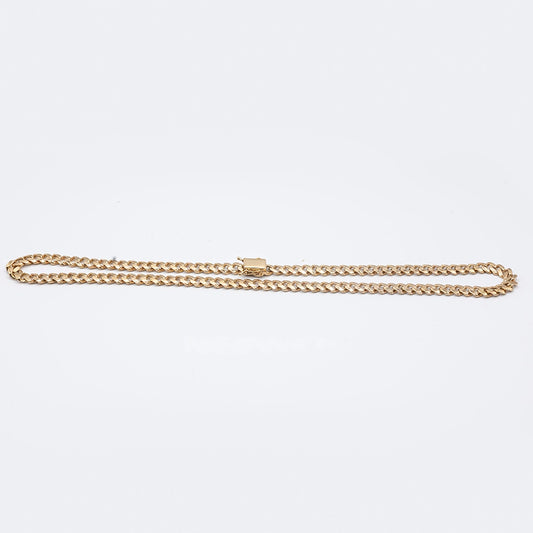9k Yellow Gold Cuban Link Chain | 28"