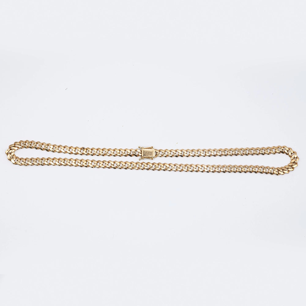 9k Yellow Gold Cuban Link Chain | 28"