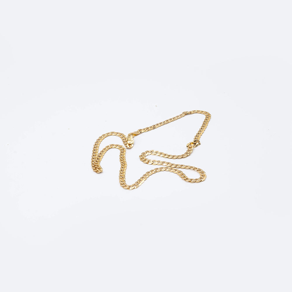 9k Yellow Gold Curb Chain | 20"