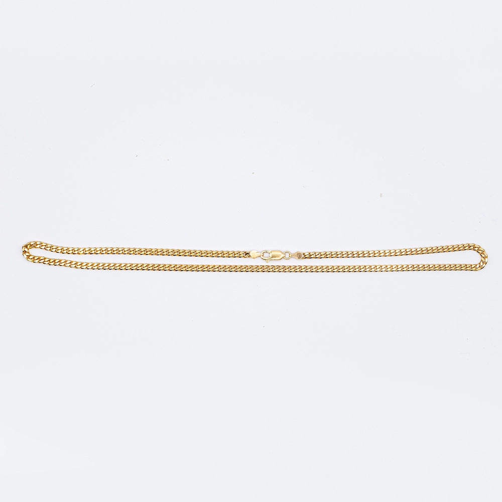 9k Yellow Gold Cuban Link Chain | 20"