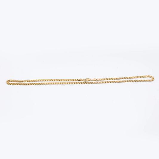 9k Yellow Gold Cuban Link Chain | 20"