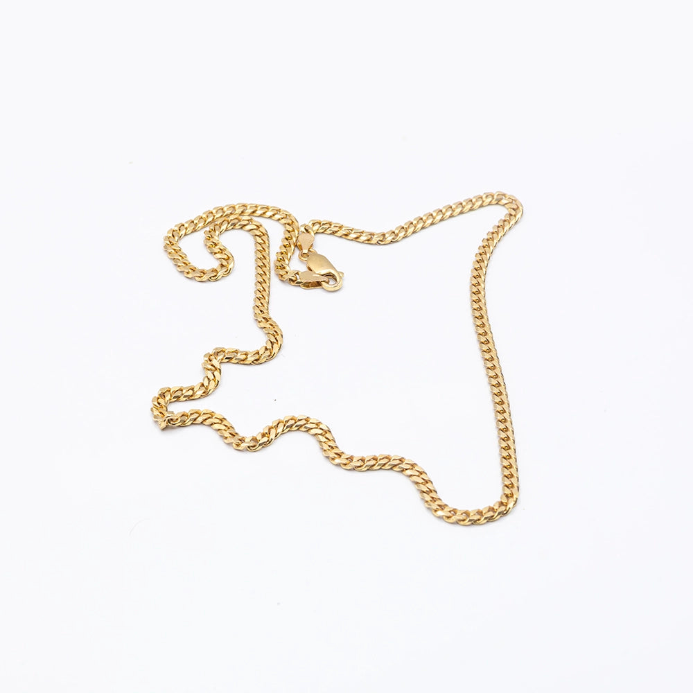 9k Yellow Gold Cuban Link Chain | 20"