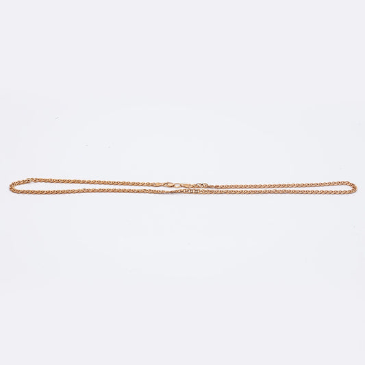 14k Rose Gold Curb Chain | 20"