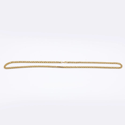 14k Yellow Gold Franco Chain | 24"