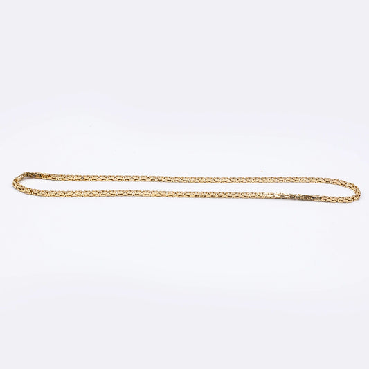 14k Yellow Gold Byzantine Chain | 24"