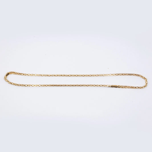 14k Yellow Gold Byzantine Chain | 24"