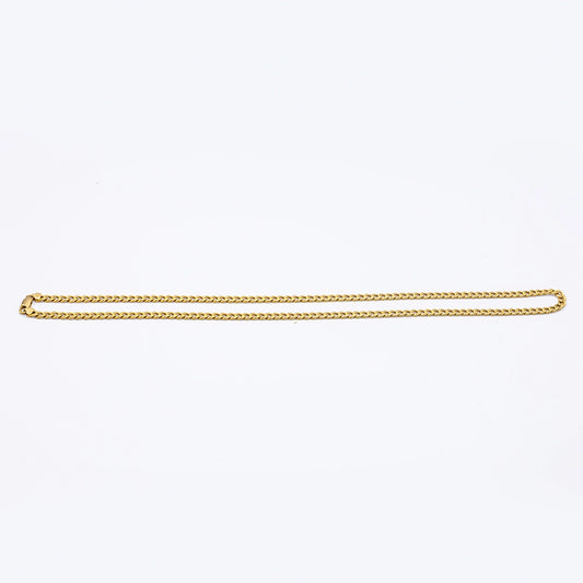 18k Yellow Gold Curb Chain | 23"