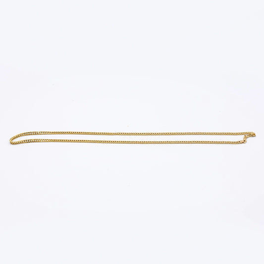 18k Yellow Gold Curb Chain | 24"