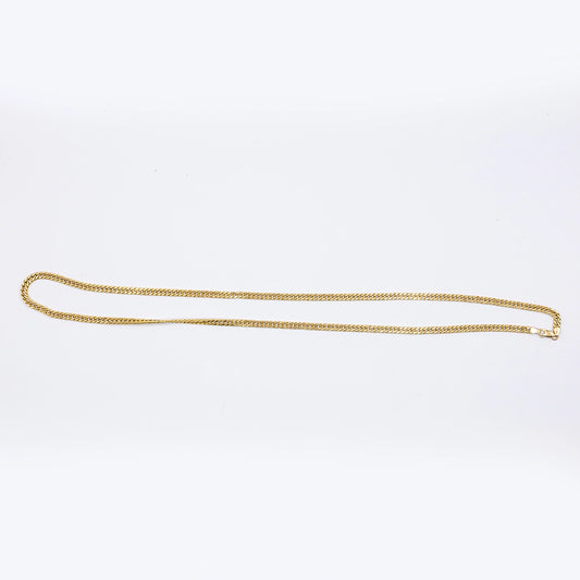 18k Yellow Gold Curb Chain | 24"
