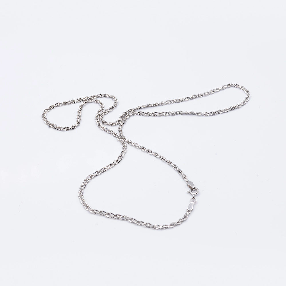 18k White gold Rope Chain | 21.5"