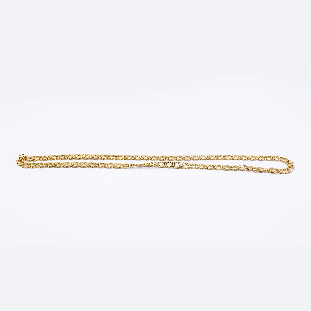 18k Yellow Gold Curb Chain | 21.5"