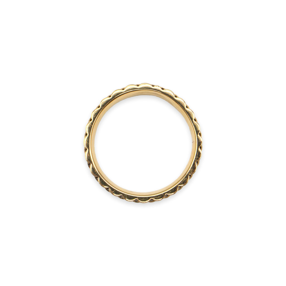 18ct Yellow Gold Ring – Size P½
