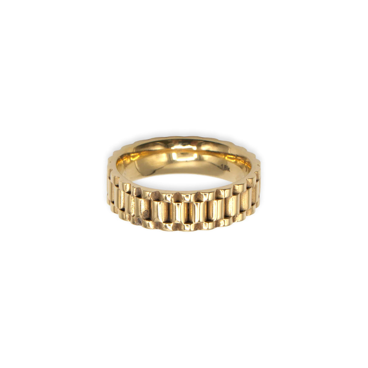 18ct Yellow Gold Ring – Size P½