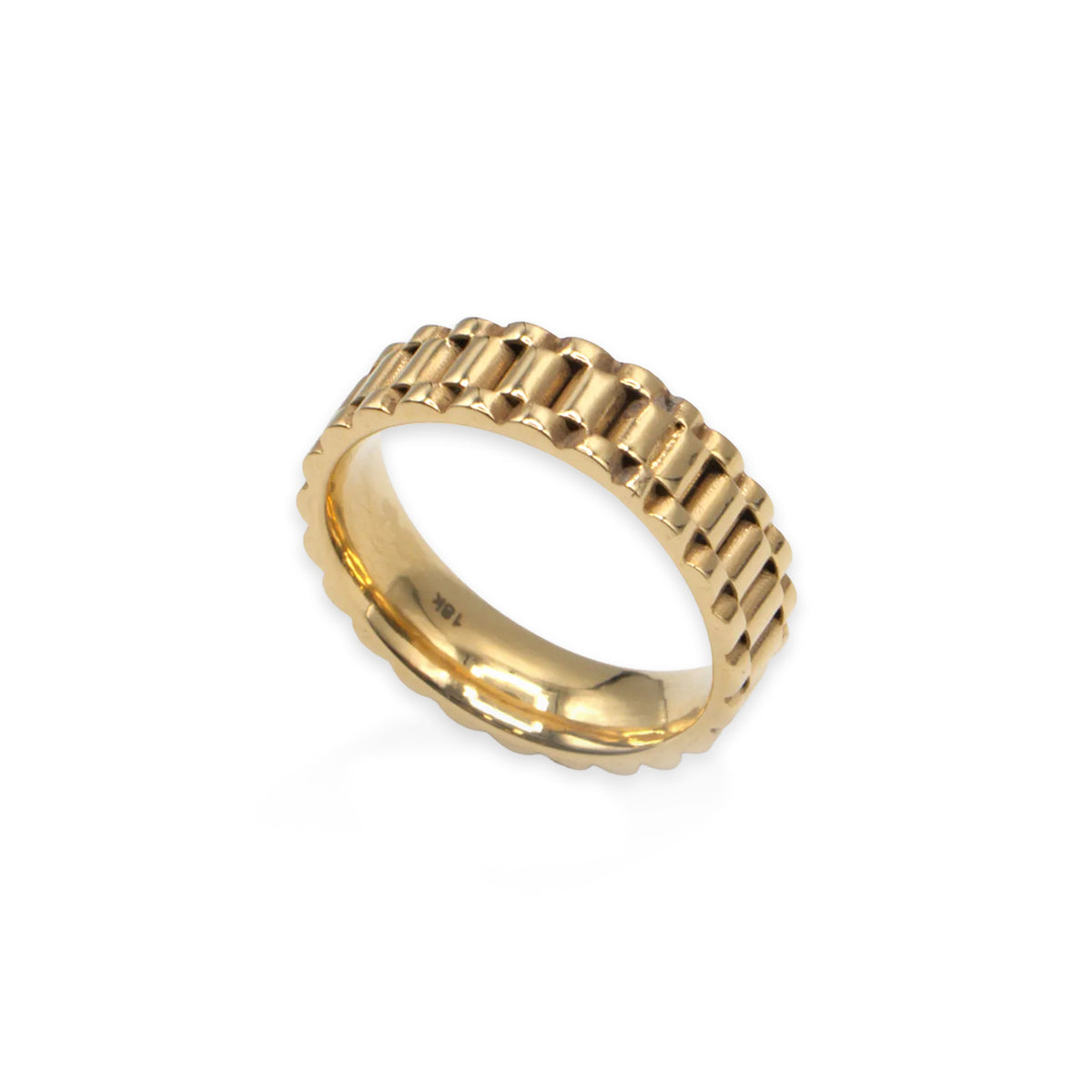 18ct Yellow Gold Ring – Size P½