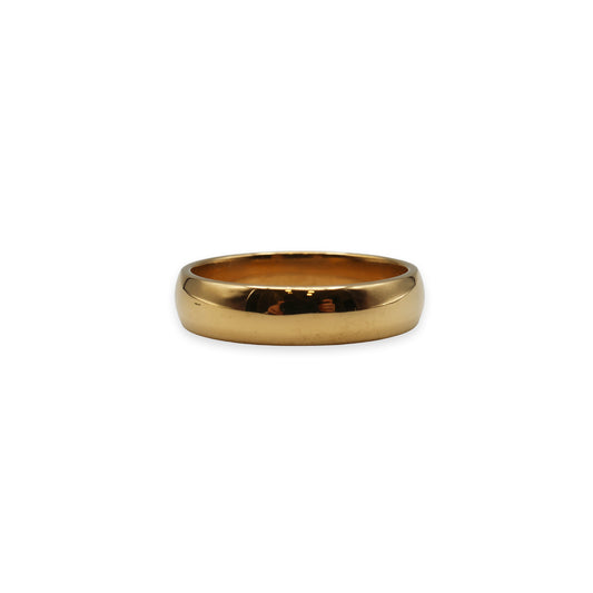18ct Gold Wedding Band – Size P½