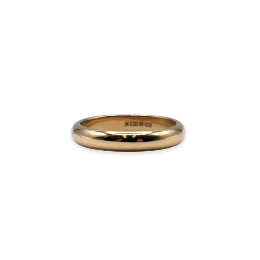 18ct Gold Wedding Band – Size I½
