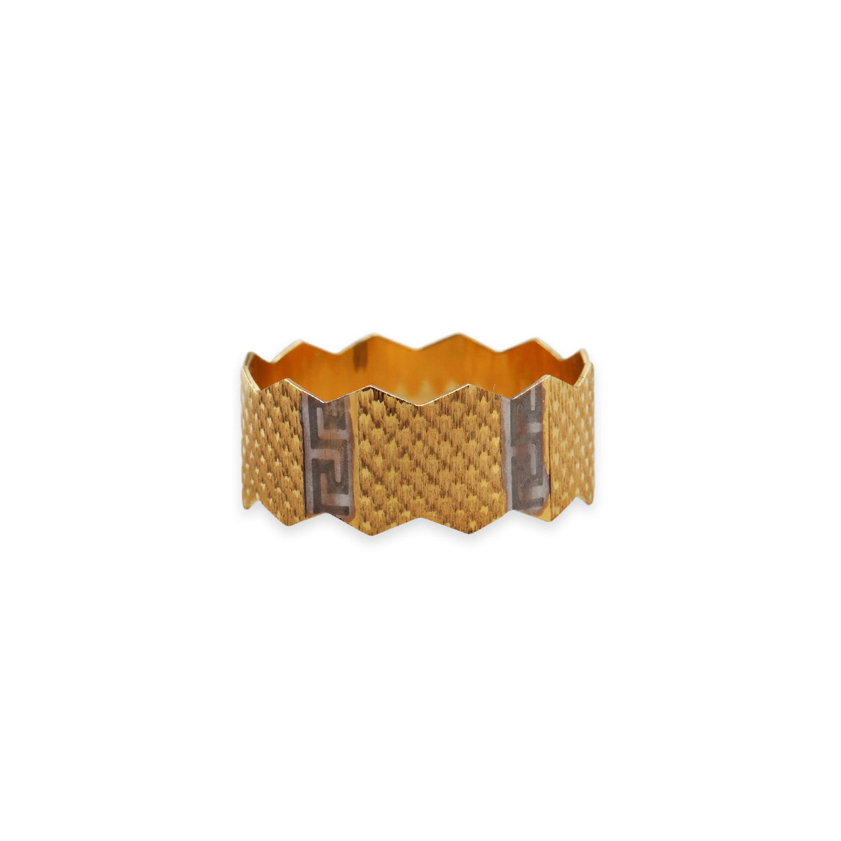 18ct Gold Unique Ring – Size R½ 18ct