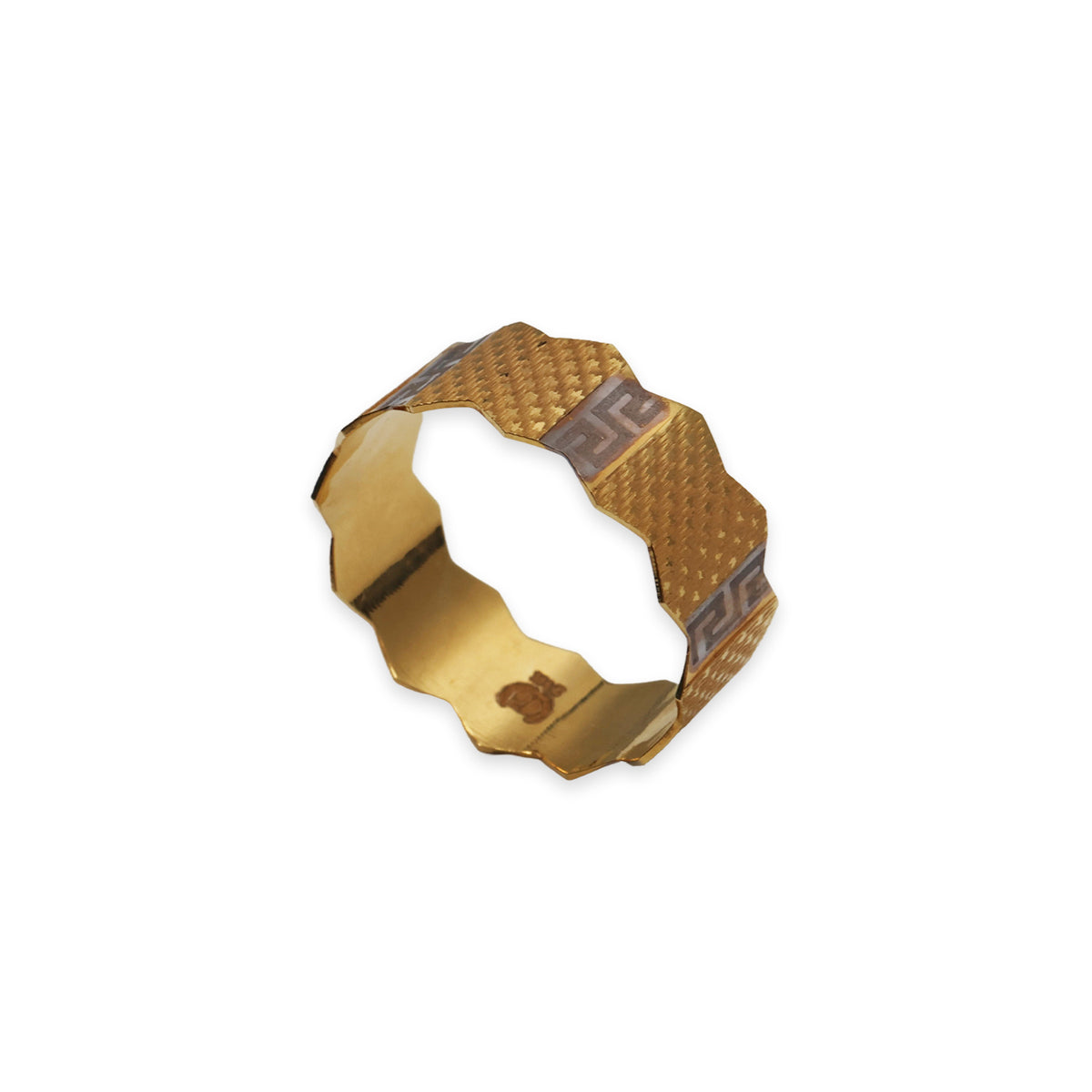 18ct Gold Unique Ring – Size R½ 18ct