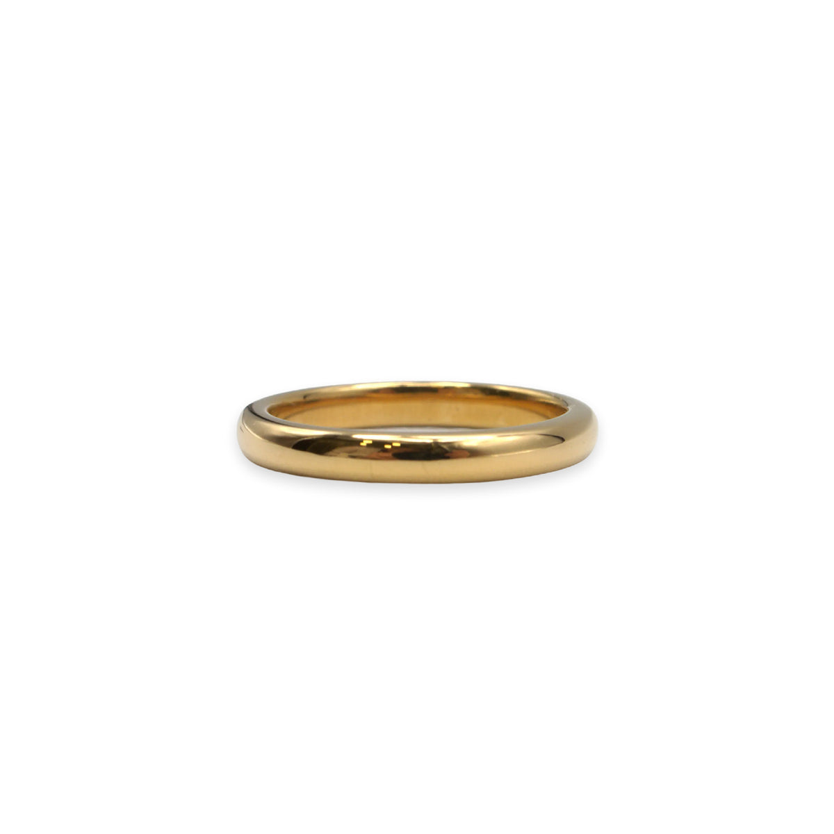 18ct Yellow Gold Wedding Ring – Size K