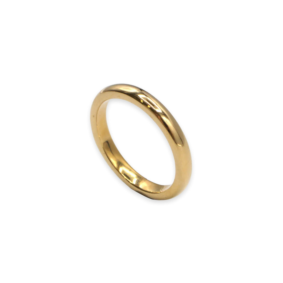 18ct Yellow Gold Wedding Ring – Size K