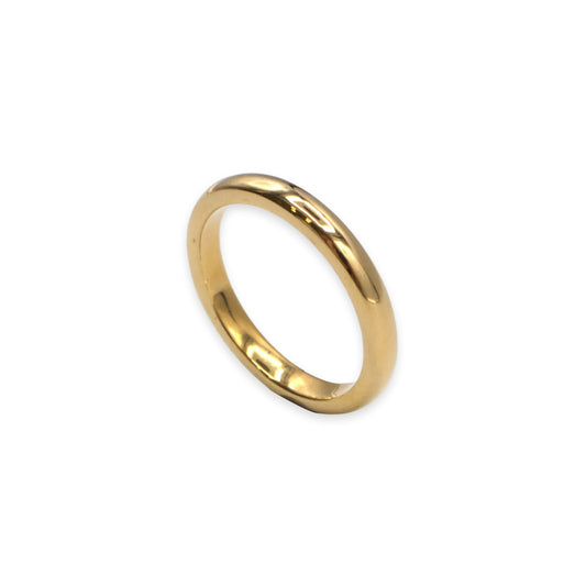 18ct Yellow Gold Wedding Ring – Size K
