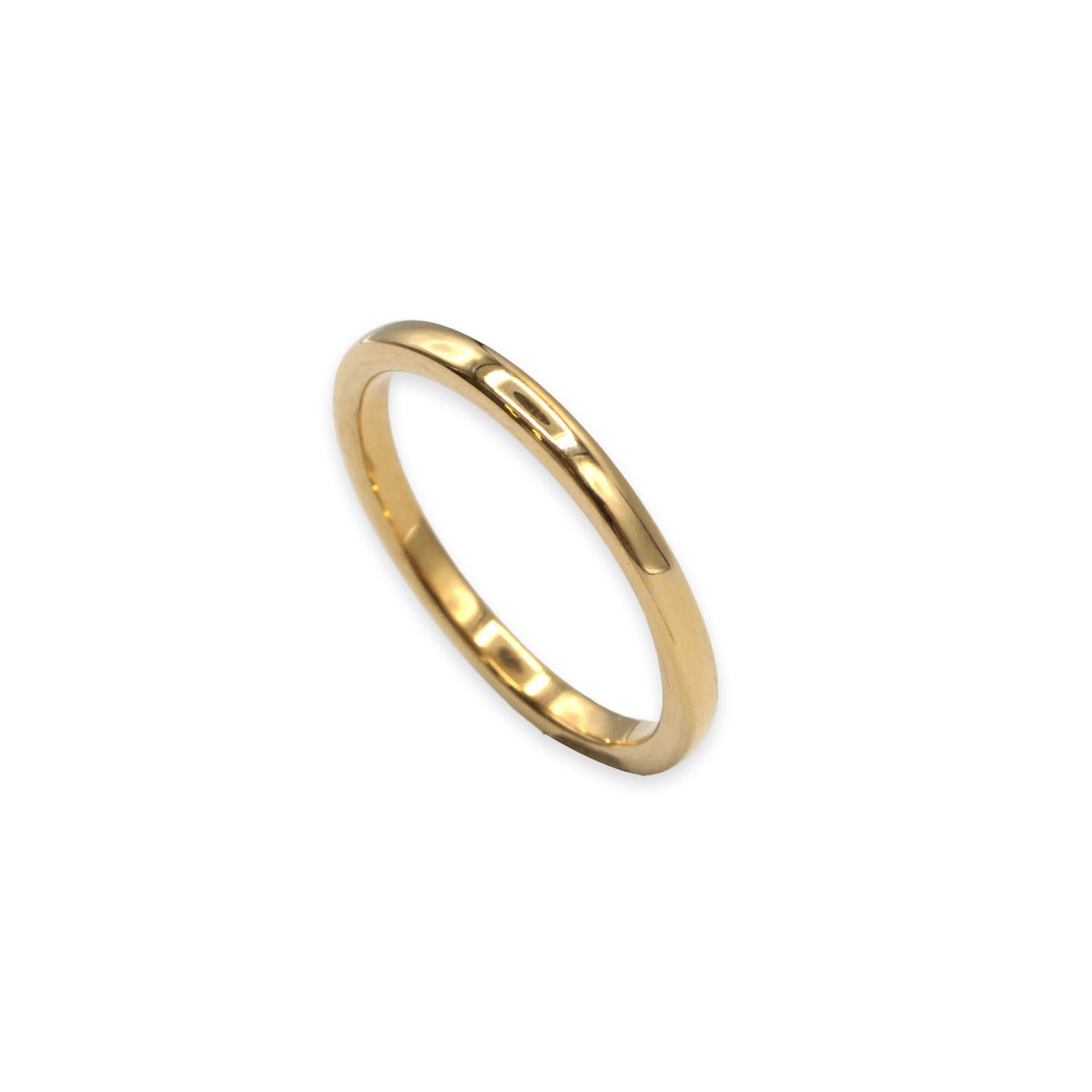 18ct Yellow Gold Wedding Ring – Size N