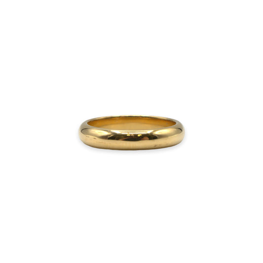 18ct Yellow Gold Wedding Ring – Size N
