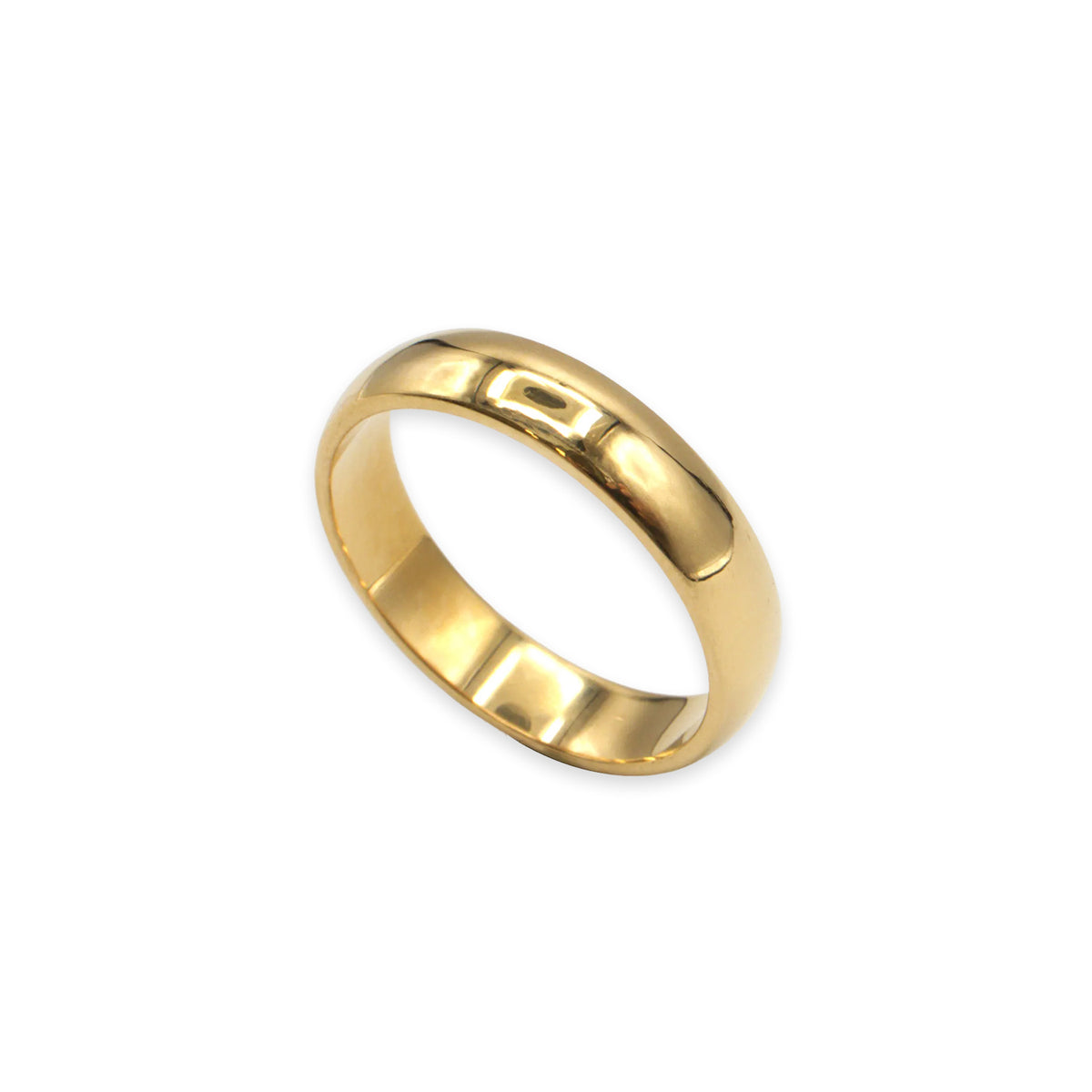 18ct Gold Wedding Band – Size T½
