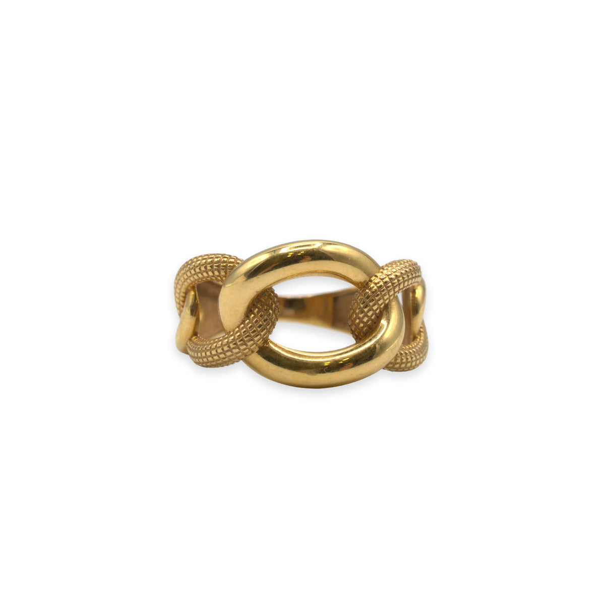 18ct Yellow Gold Ring – Size O