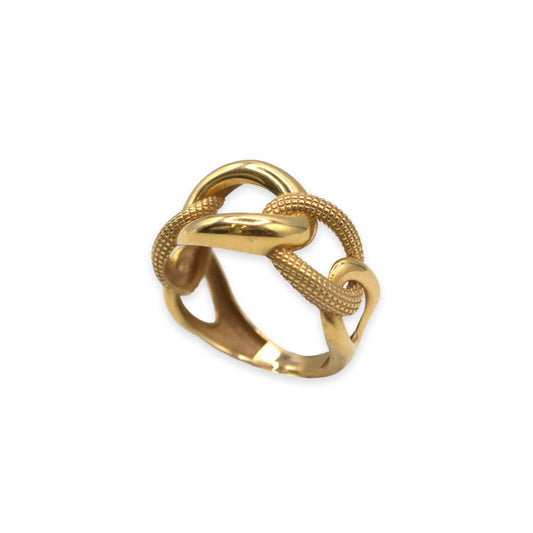 18ct Yellow Gold Ring – Size O
