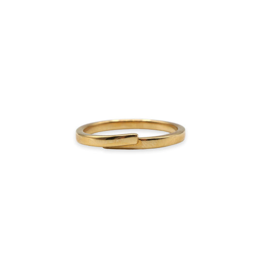 18ct Gold Wedding Band – Size J½
