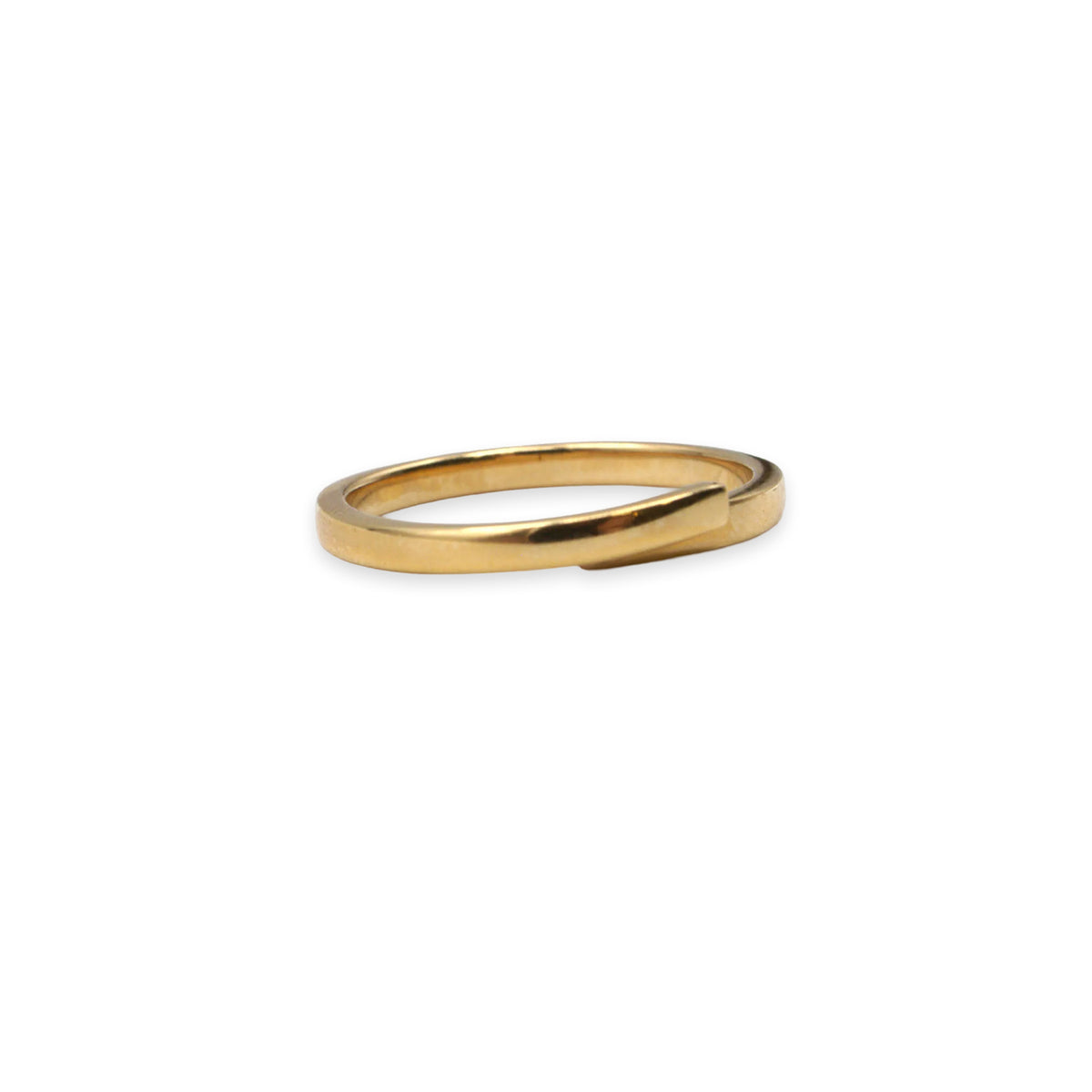 18ct Gold Wedding Band – Size J½