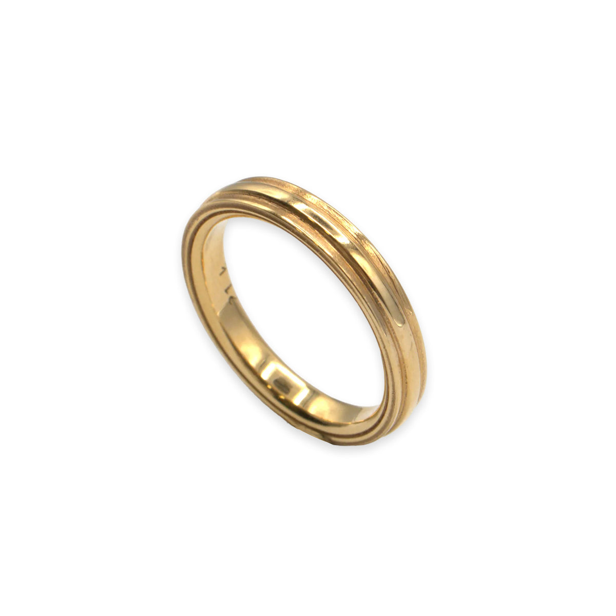 18ct Gold Wedding Band – Size P½