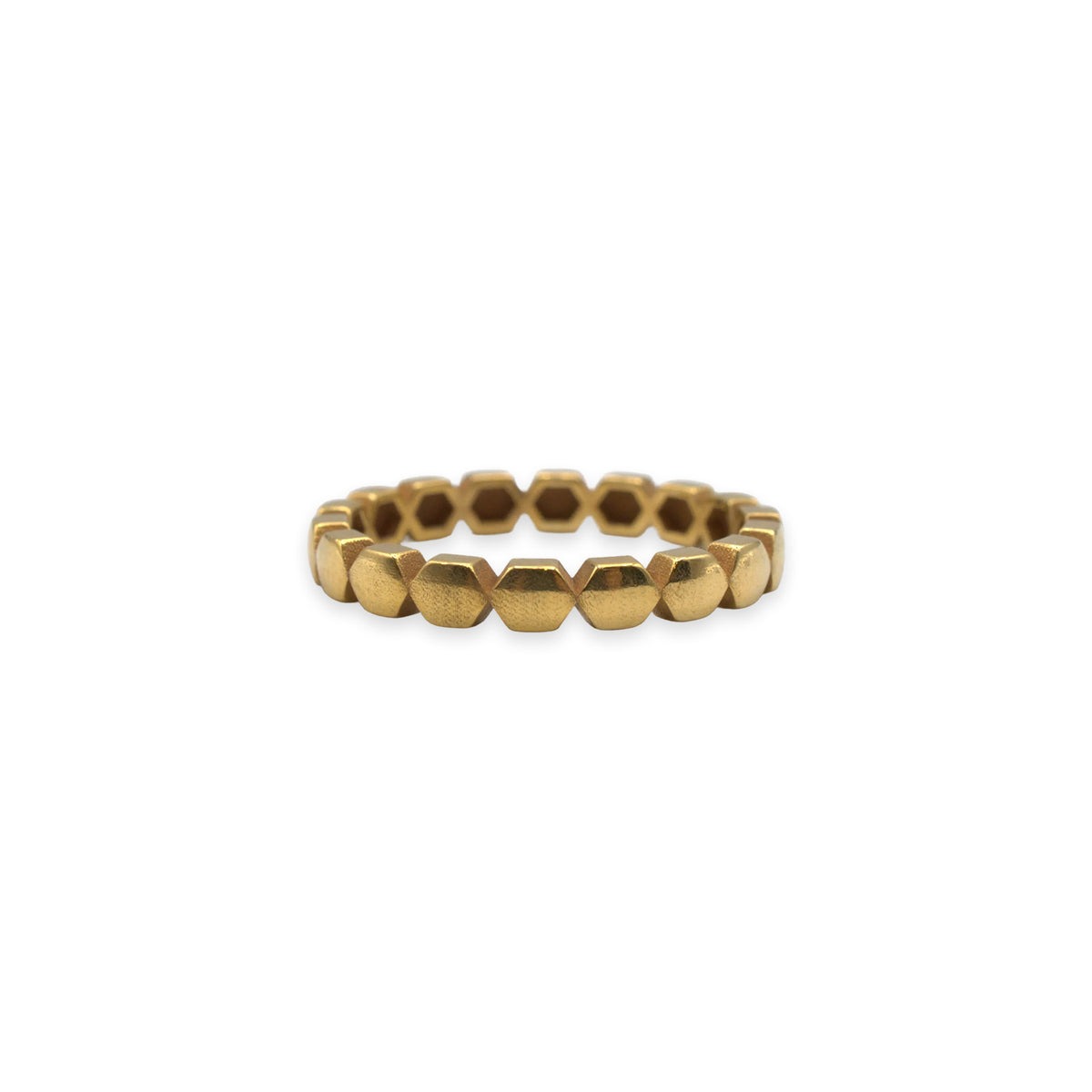 18ct gold wedding band, UK size L½