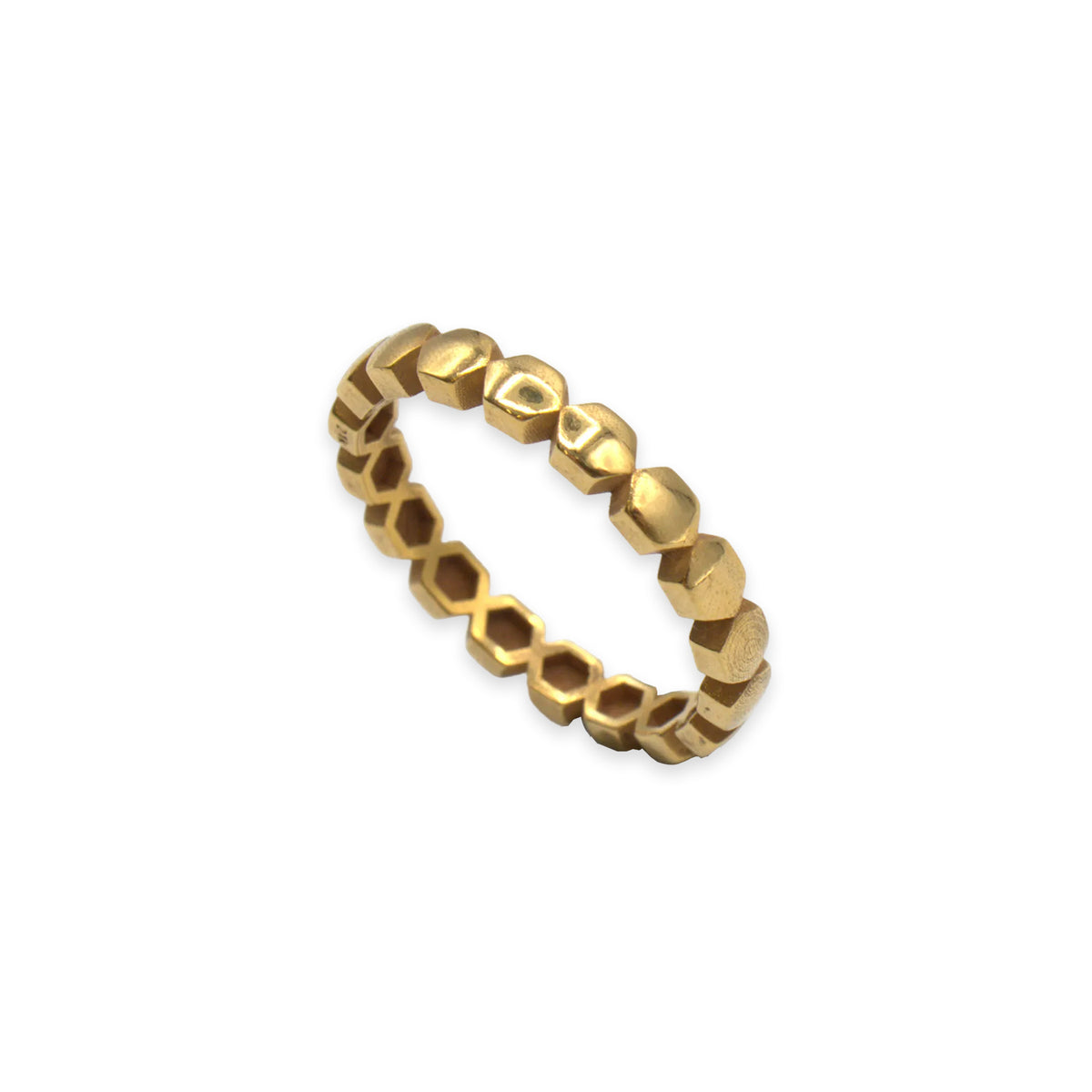 18ct gold wedding band, UK size L½