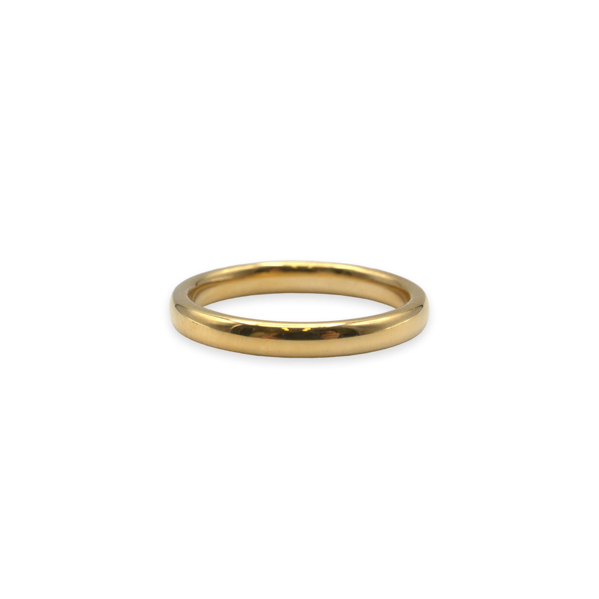 18ct gold wedding ring, UK size I½