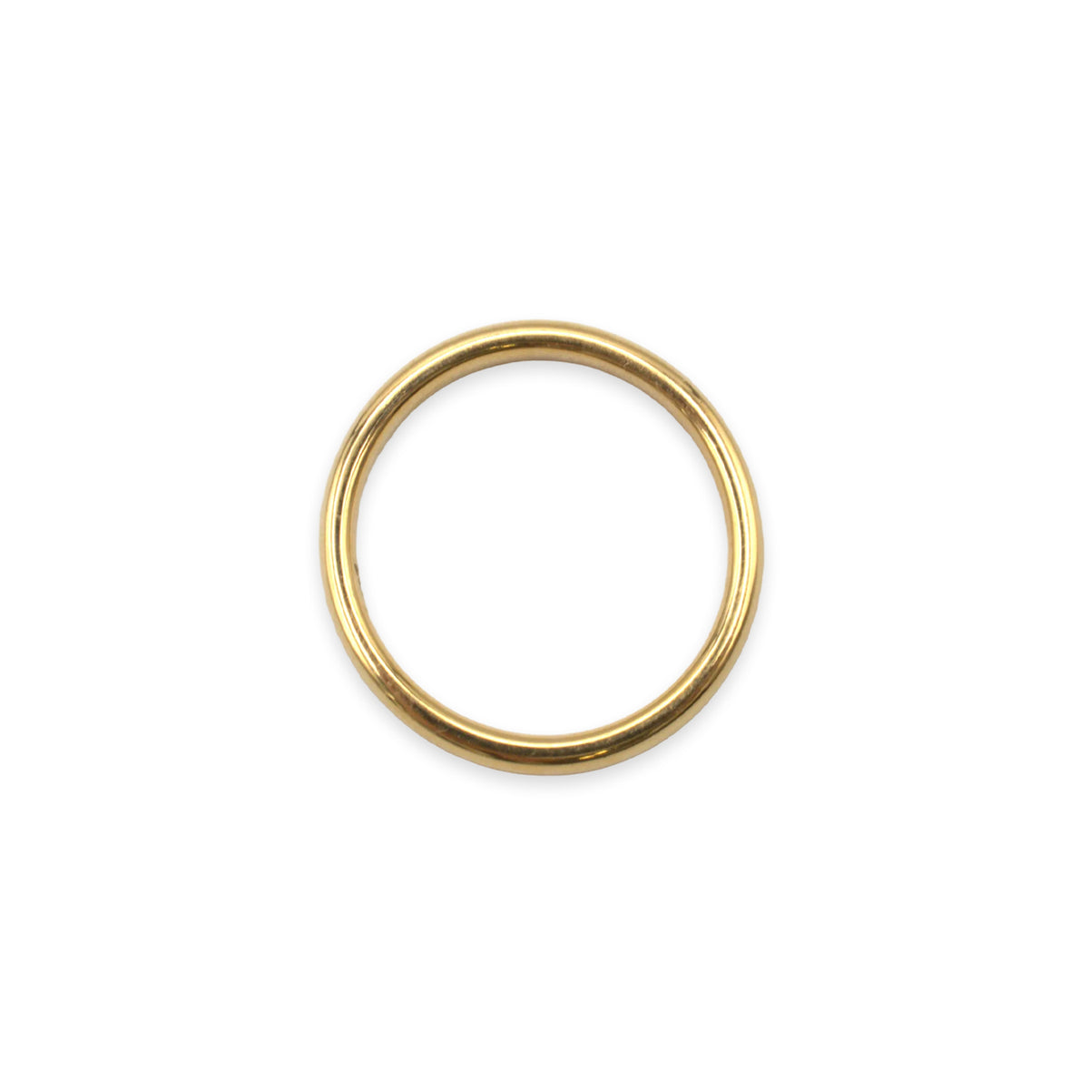 18ct gold wedding ring, UK size I½